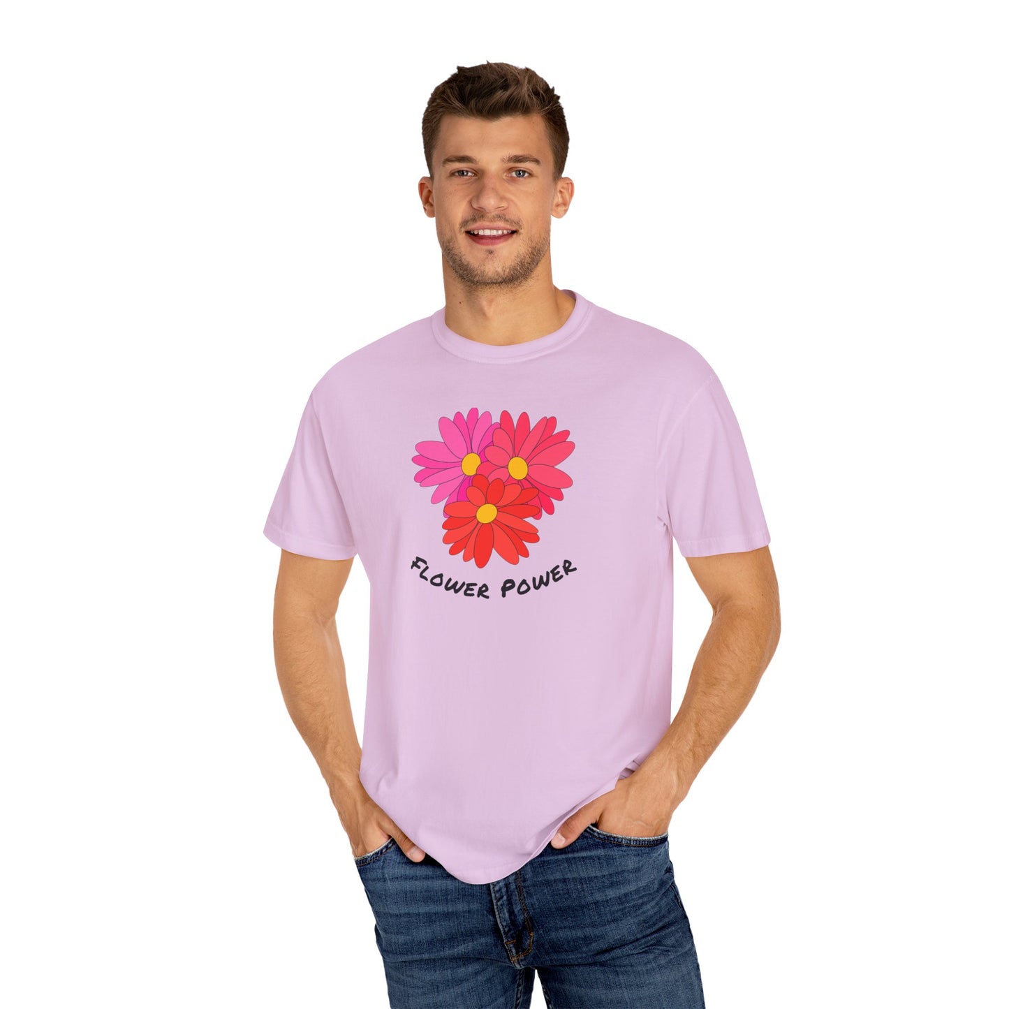 Flower Power Garment-Dyed T-shirt