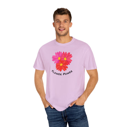 Flower Power Garment-Dyed T-shirt