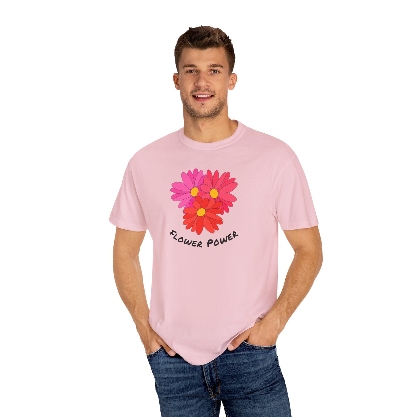 Flower Power Garment-Dyed T-shirt