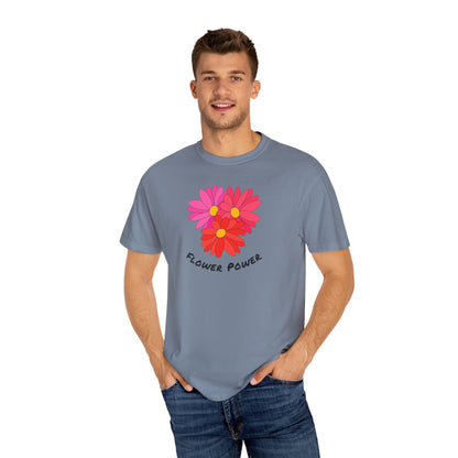 Flower Power Garment-Dyed T-shirt
