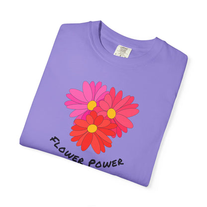 Flower Power Garment-Dyed T-shirt