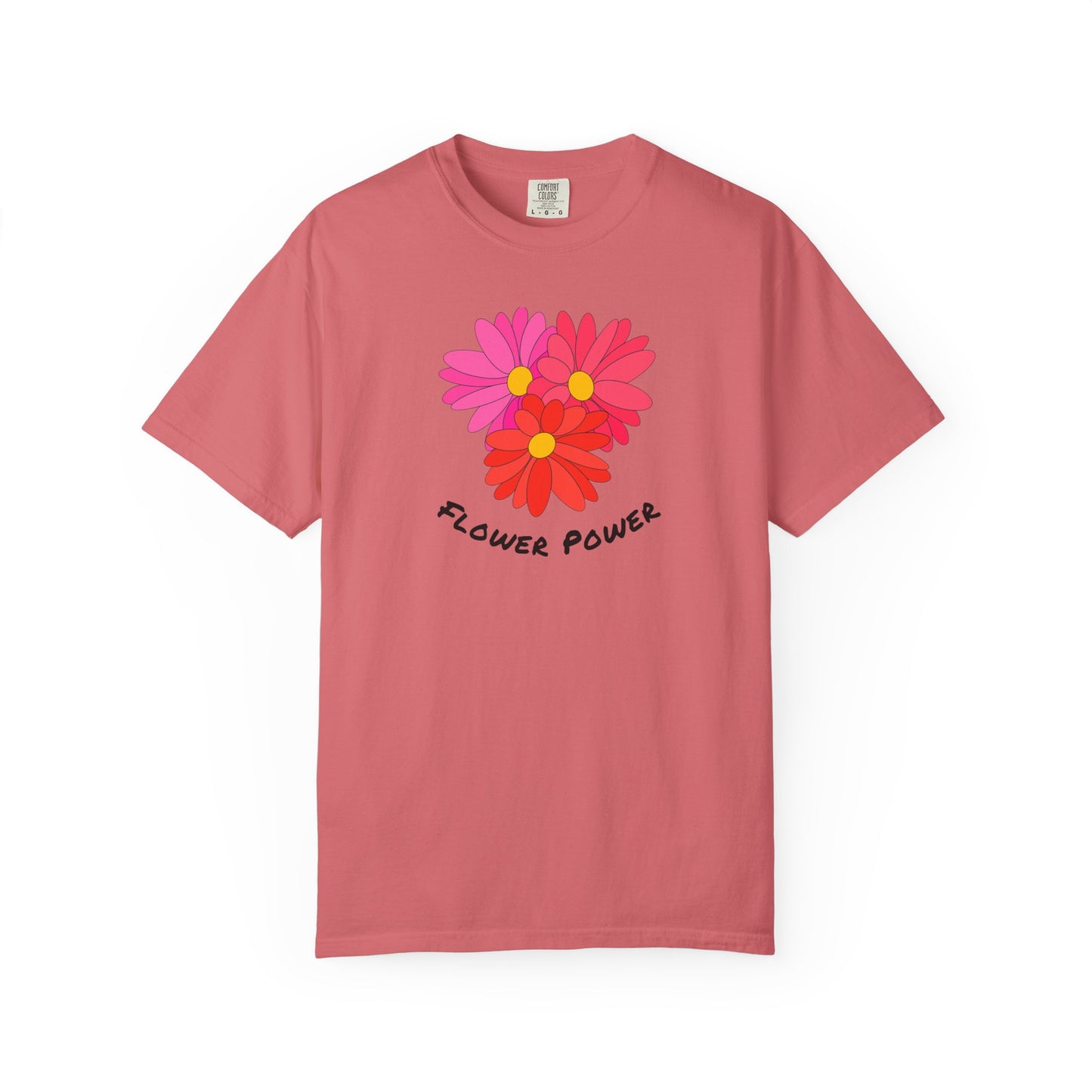 Flower Power Garment-Dyed T-shirt