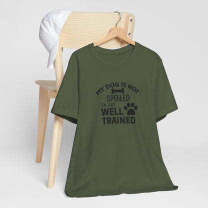 Dog Lover's Unisex Tee - Funny Dog Quote Shirt, Pet Owner Gift, Animal Lover Apparel, Cute Pet Humor, Dog Training Tee