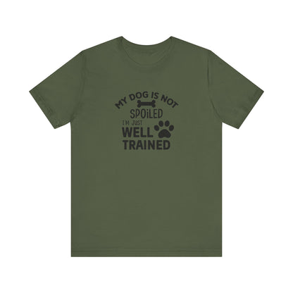 Dog Lover's Unisex Tee - Funny Dog Quote Shirt, Pet Owner Gift, Animal Lover Apparel, Cute Pet Humor, Dog Training Tee