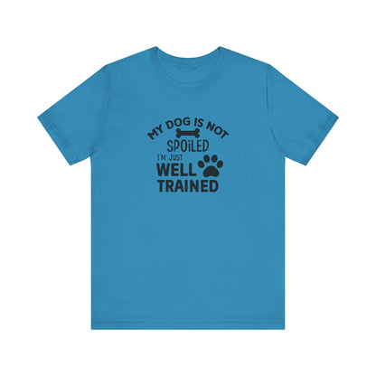 Dog Lover's Unisex Tee - Funny Dog Quote Shirt, Pet Owner Gift, Animal Lover Apparel, Cute Pet Humor, Dog Training Tee