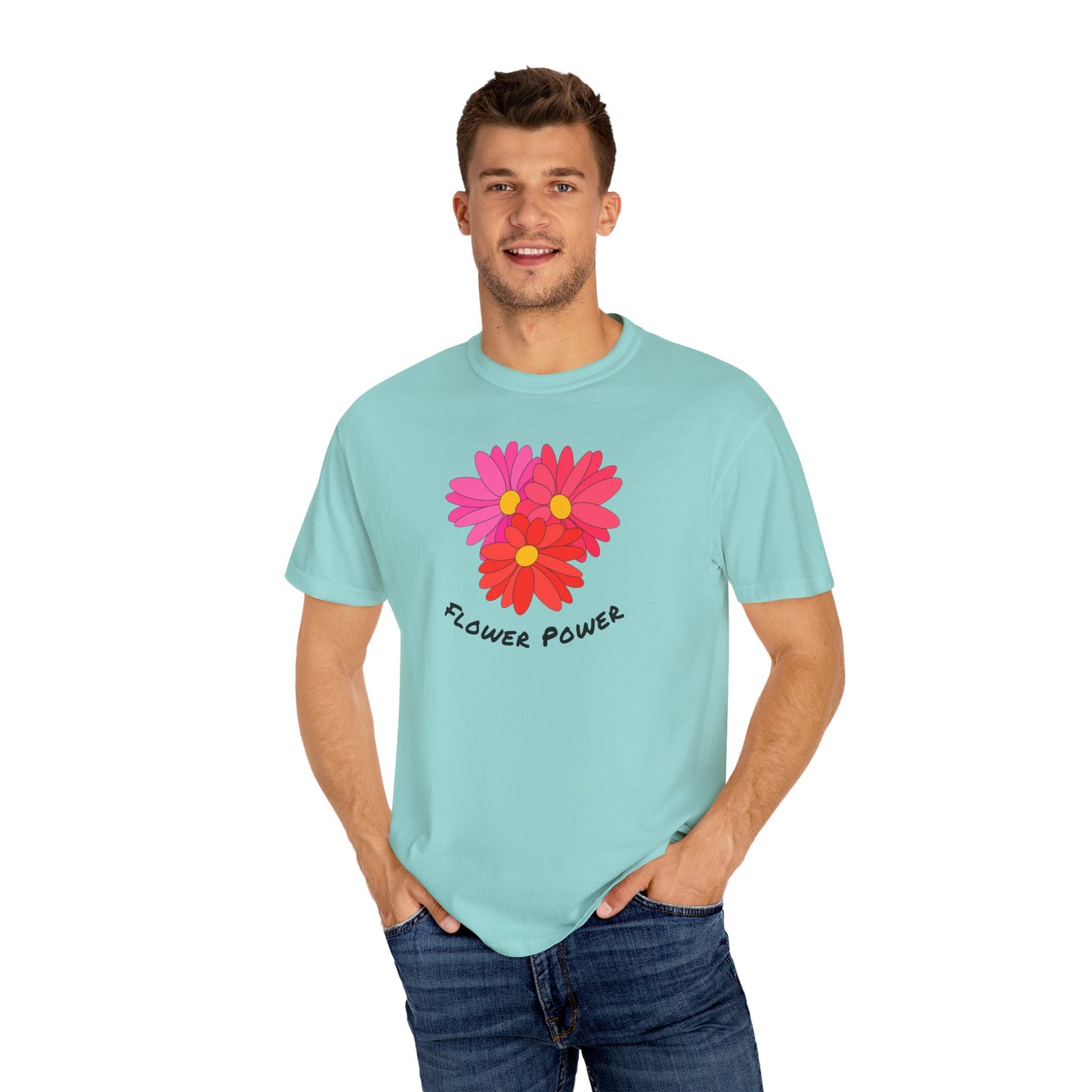 Flower Power Garment-Dyed T-shirt