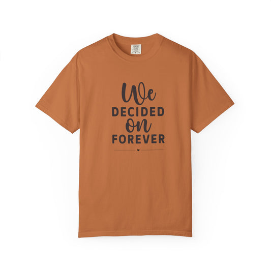 Romantic Forever T-Shirt for Couples, Engagement Gift, Personalized Couple Tee, Wedding Anniversary Shirt, Matching Shirts for Love