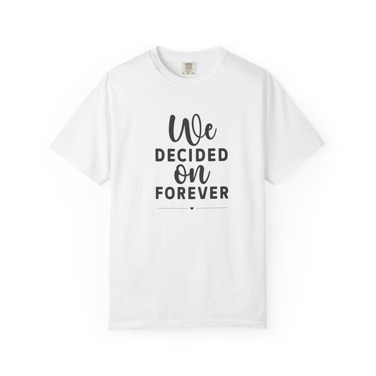 Romantic Forever T-Shirt for Couples, Engagement Gift, Personalized Couple Tee, Wedding Anniversary Shirt, Matching Shirts for Love