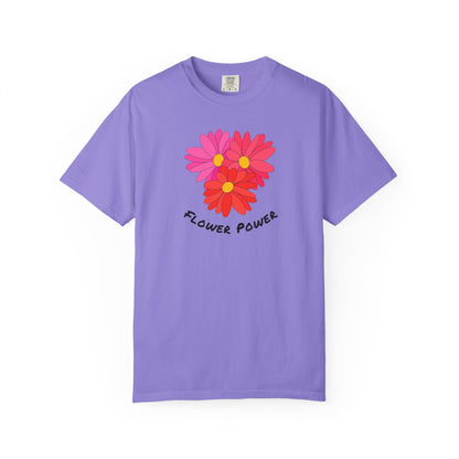 Flower Power Garment-Dyed T-shirt